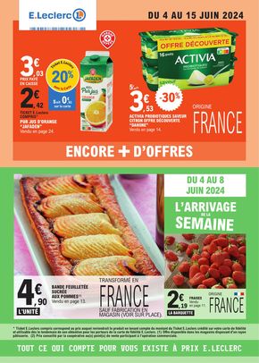 Catalogue E.Leclerc à Saint-Pompont | L’arrivage de la semaine | 04/06/2024 - 15/06/2024