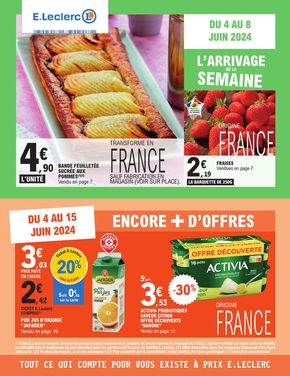 Catalogue E.Leclerc à Puy-Guillaume | L’arrivage de la semaine | 04/06/2024 - 15/06/2024
