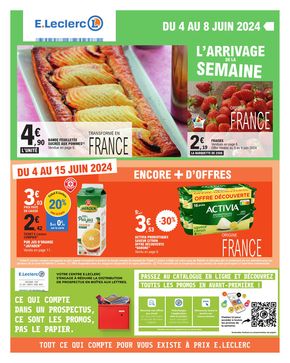 Catalogue E.Leclerc à Geaune | L’arrivage de la semaine | 04/06/2024 - 15/06/2024