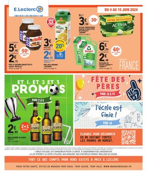 Promos de Supermarchés à Attin | L’arrivage de la semaine sur E.Leclerc | 04/06/2024 - 15/06/2024