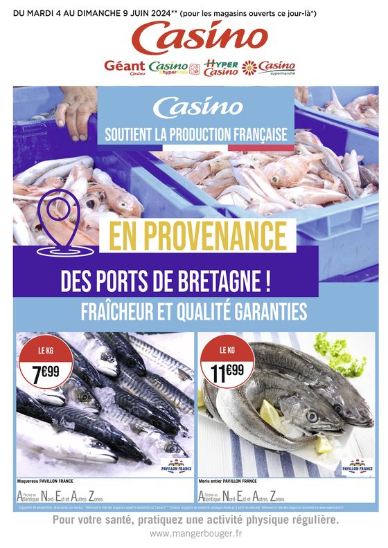 Catalogue Géant Casino à Paris | Offres spéciales | 04/06/2024 - 09/06/2024