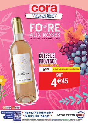 Catalogue Cora | Foire aux rosés | 03/06/2024 - 04/08/2024