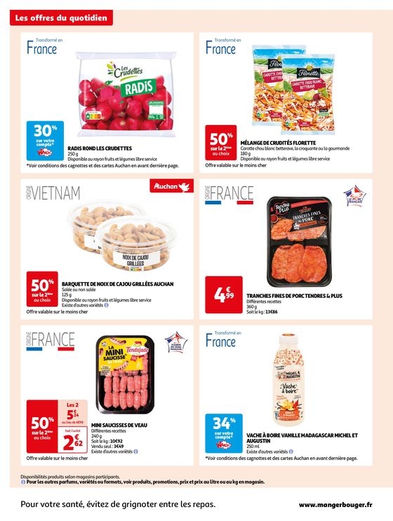 Catalogue Auchan Hypermarché à Lons | Des économies au quotidien | 04/06/2024 - 17/06/2024