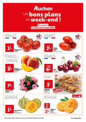 Catalogue Auchan Hypermarché à Martigues | Les bons plans du week-end dans votre hyper ! | 06/06/2024 - 09/06/2024