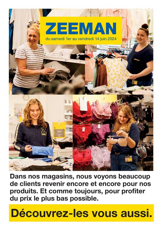 Catalogue Zeeman à Mirecourt | Dans nos magasins, nous voyons beaucoup de clients revenir encore et encore pour nos produits | 03/06/2024 - 14/06/2024