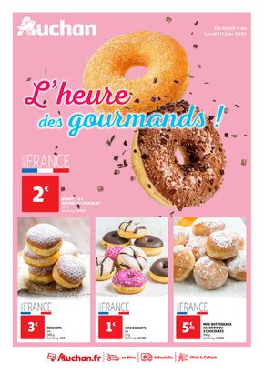 Catalogue Auchan Hypermarché à Canaples | L'heure des Gourmands ! | 04/06/2024 - 10/06/2024