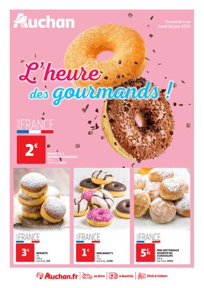 Catalogue Auchan Hypermarché | L'heure des gourmands | 04/06/2024 - 10/06/2024