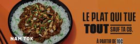 Promos de Restaurants à Saint-Étienne | Offre Nam Tok sur Pitaya | 03/06/2024 - 17/06/2024