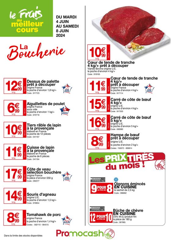 Catalogue La boucherie