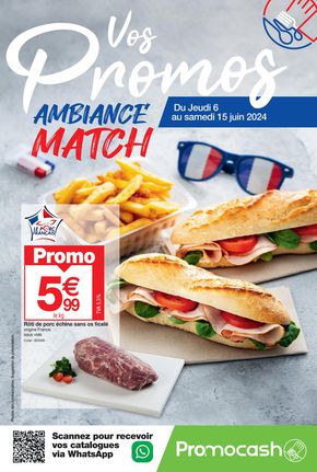 Catalogue Promocash à Saint-Pierre (La Réunion) | Vos promos Ambiance match | 04/06/2024 - 15/06/2024