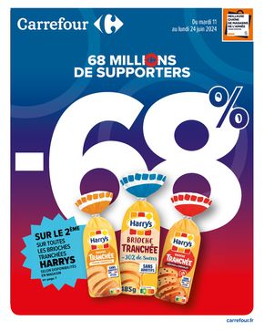 Catalogue Carrefour | 68 MILLIONS DE SUPPORTERS | 11/06/2024 - 24/06/2024