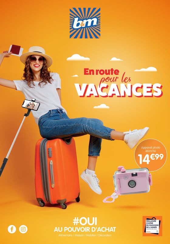 Catalogue B&M à Saint-Rémy (Saône et Loire) | En route pour les vacances  | 04/06/2024 - 25/06/2024