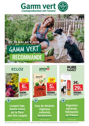 Promos de Jardineries et Animaleries à Lapalisse | Gamm vert recommande sur Gamm vert | 05/06/2024 - 09/06/2024