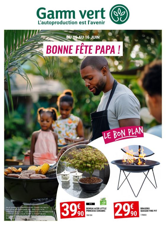 Catalogue Gamm vert à Proville | Bonne fête papa ! | 05/06/2024 - 16/06/2024