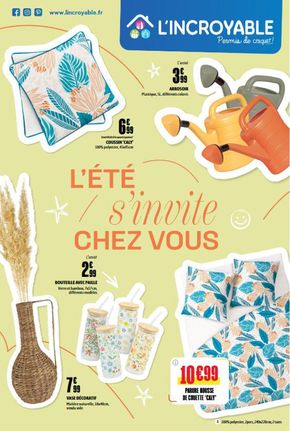 Promos de Meubles et Décoration à La Chapelle-Basse-Mer | L'été s'invite chez sur L'incroyable | 05/06/2024 - 16/06/2024