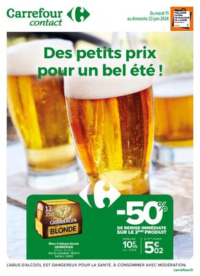Catalogue Carrefour Contact à La Flèche | Des petits prix pour un bel été | 11/06/2024 - 23/06/2024