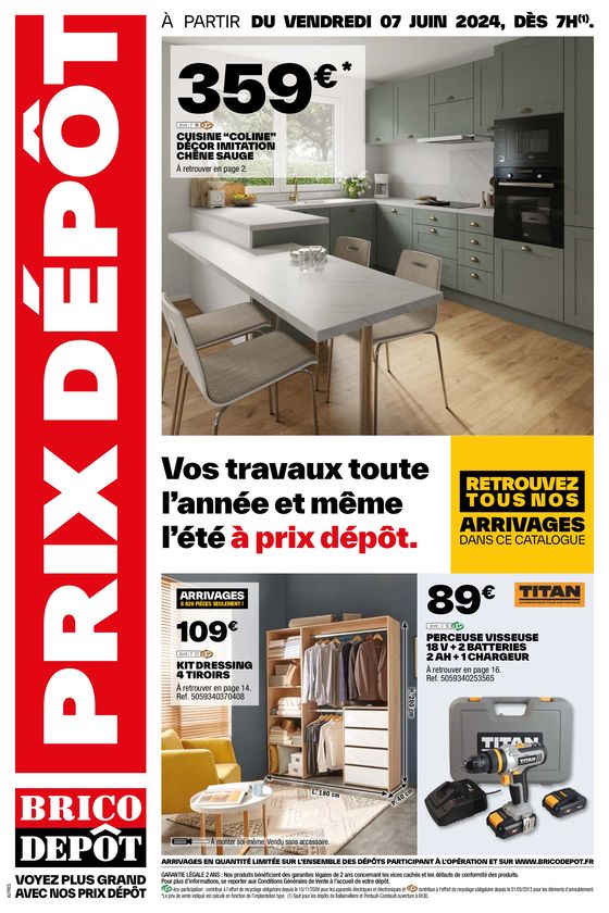 Catalogue Brico Dépôt à Rodez | PRIX DÉPÔT | 07/06/2024 - 27/06/2024