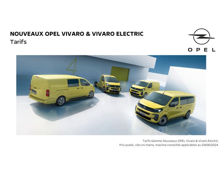 Catalogue Opel à Le Pont-de-Beauvoisin (Isère) | Opel Vivaro Electric | 07/06/2024 - 07/06/2025