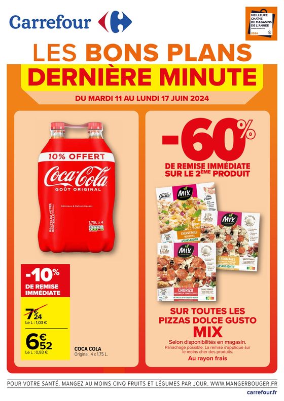 Catalogue Carrefour | Le bons plans dernière minute | 11/06/2024 - 17/06/2024