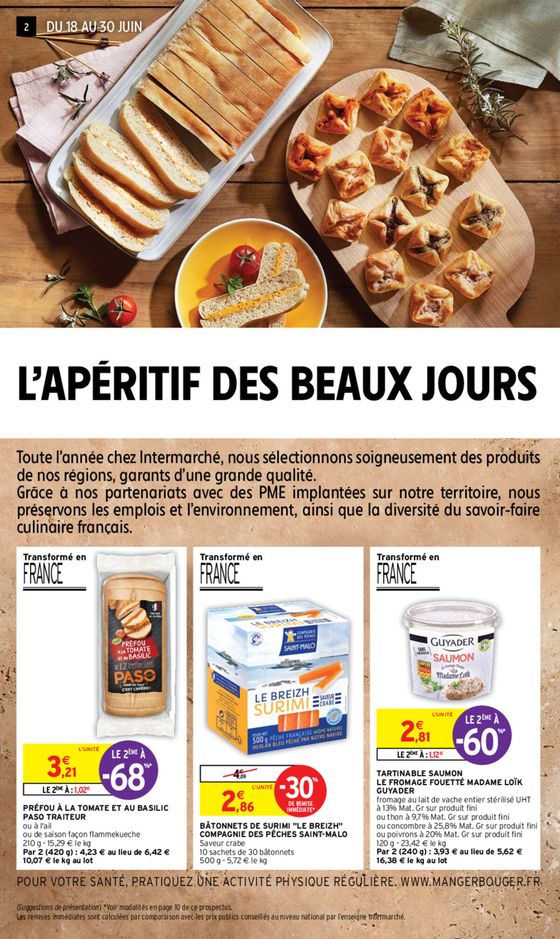 Catalogue Intermarché à Pontchâteau | L'aperitif Des Beaux Jours | 18/06/2024 - 30/06/2024