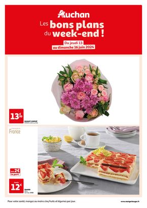 Promos de Supermarchés à Briare | Les bons plans du week-end dans votre hyper ! sur Auchan Hypermarché | 13/06/2024 - 16/06/2024