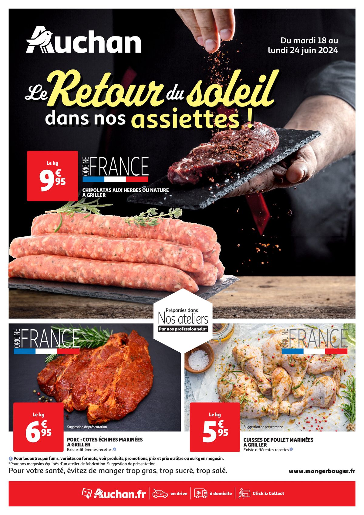 Catalogue Le retour du soleil dans nos assiettes !, page 00001