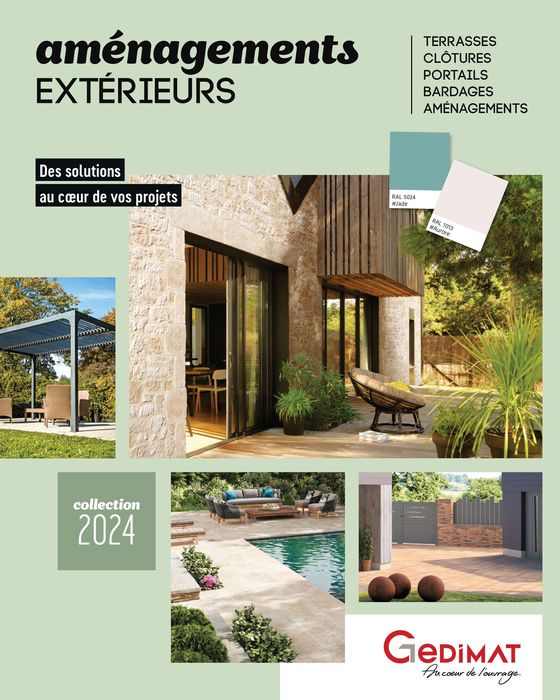 Catalogue Gedimat à Saint-Affrique | Catalogue Gedimat AMENAGEMENTS EXTERIEURS 2024 | 13/06/2024 - 31/12/2024