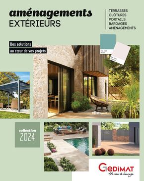 Promos de Bricolage à Paris | Catalogue Gedimat AMENAGEMENTS EXTERIEURS 2024 sur Gedimat | 13/06/2024 - 31/12/2024