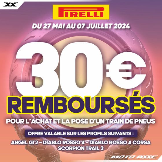 Catalogue Moto-Axxe à Cosne-Cours-sur-Loire | Jusqu'à 30€ de remboursés | 13/06/2024 - 31/07/2024