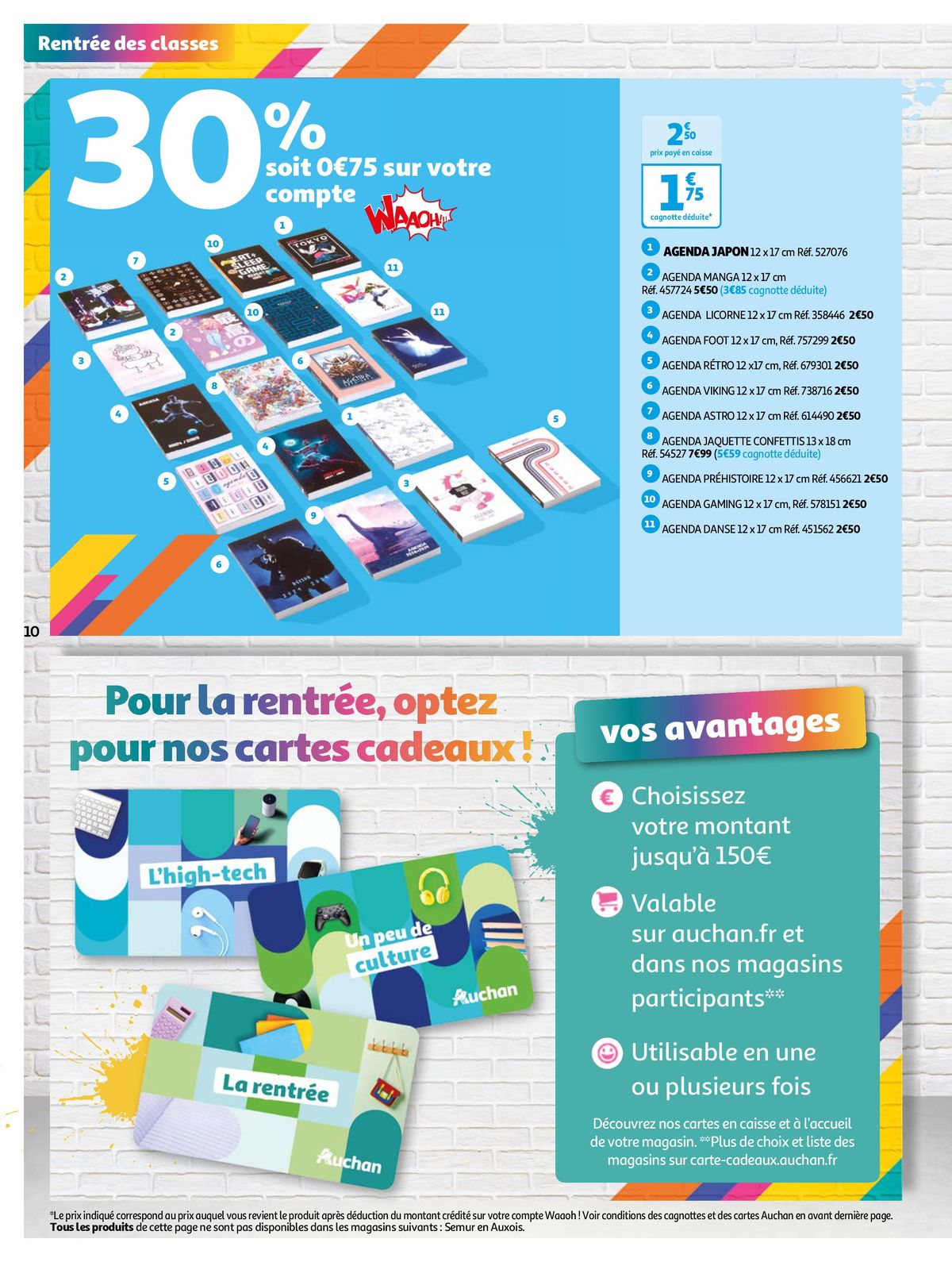 Catalogue La rentrée à petits prix !, page 00010