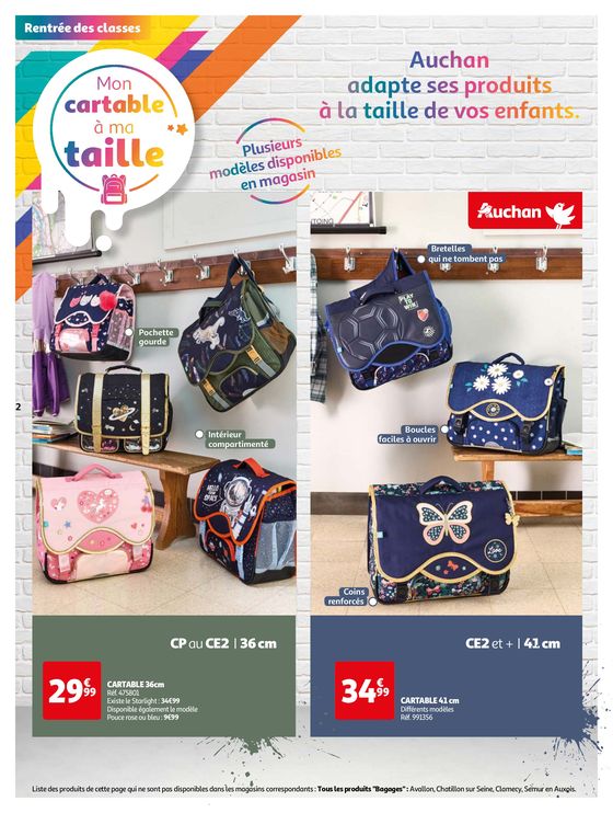 Catalogue Auchan Hypermarché à Toulouse | La rentrée à petits prix ! | 02/07/2024 - 29/07/2024