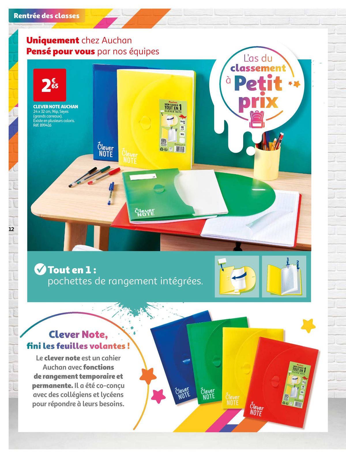 Catalogue La rentrée à petits prix !, page 00012