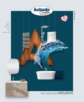 Promos de Meubles et Décoration à Vienne | Votre salle de bains EXCLUSIVE sur Espace Aubade | 18/06/2024 - 31/12/2024