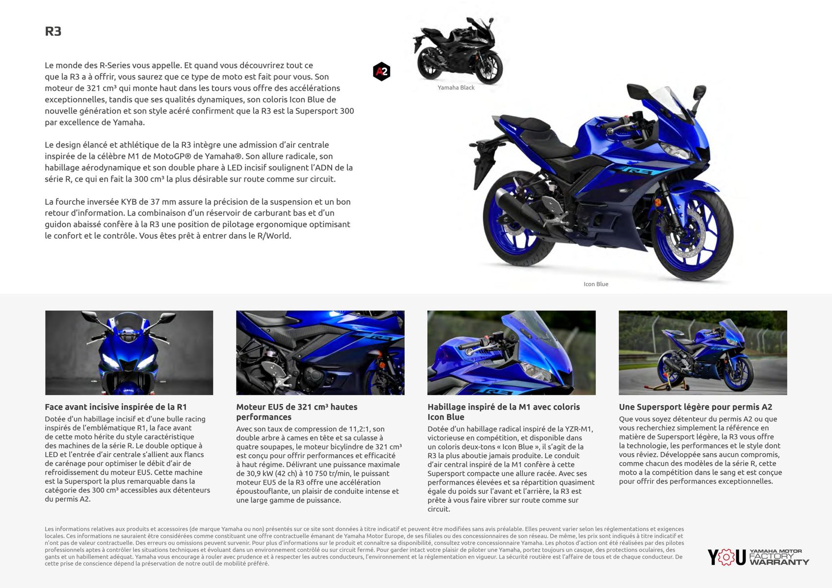 Catalogue Catalogue Yamaha Motos - Supersport, page 00005