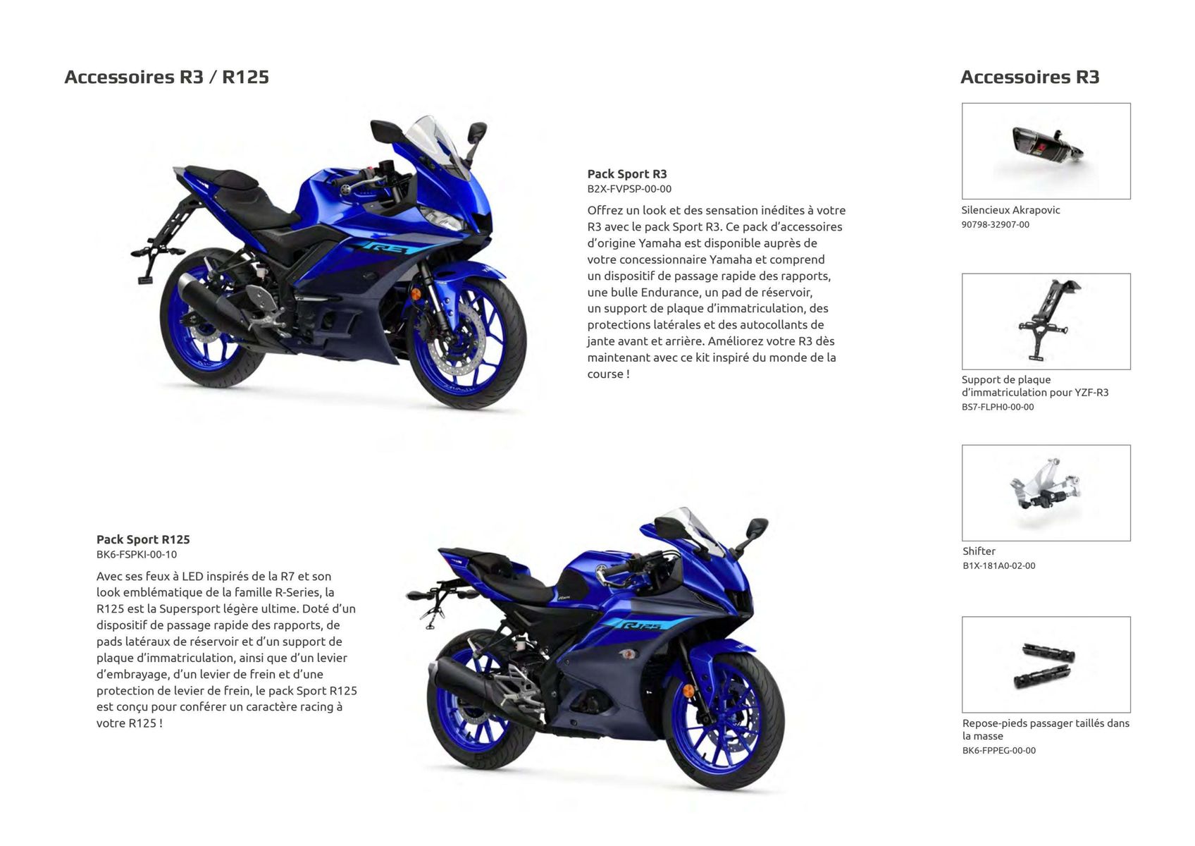 Catalogue Catalogue Yamaha Motos - Supersport, page 00009