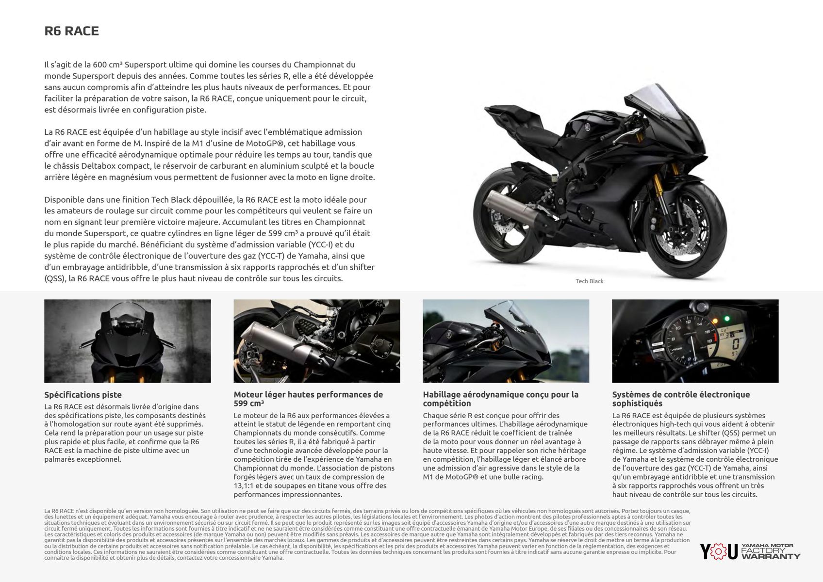 Catalogue Catalogue Yamaha Motos - Supersport, page 00022