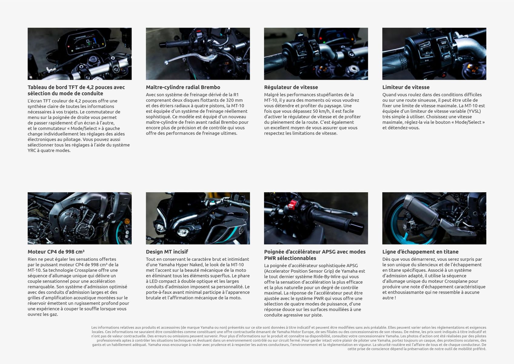 Catalogue Catalogue Yamaha Motos - Hyper Naked, page 00006