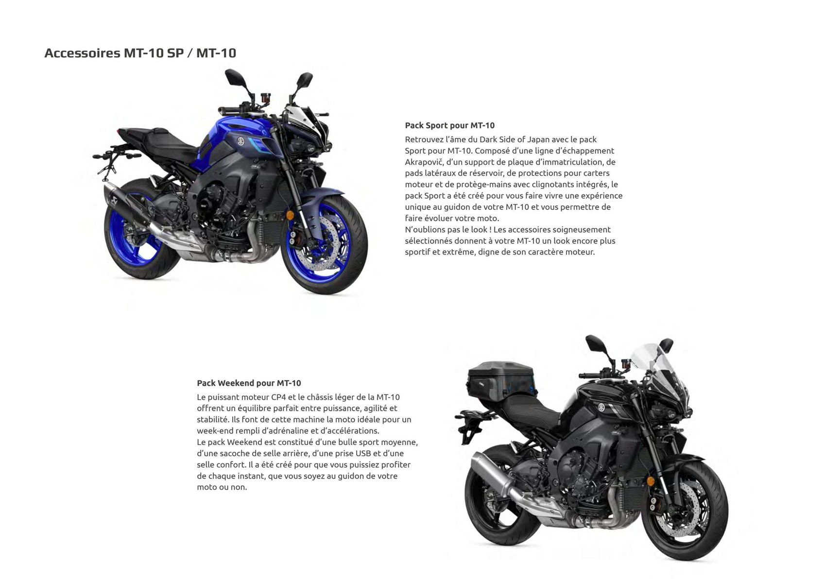 Catalogue Catalogue Yamaha Motos - Hyper Naked, page 00008