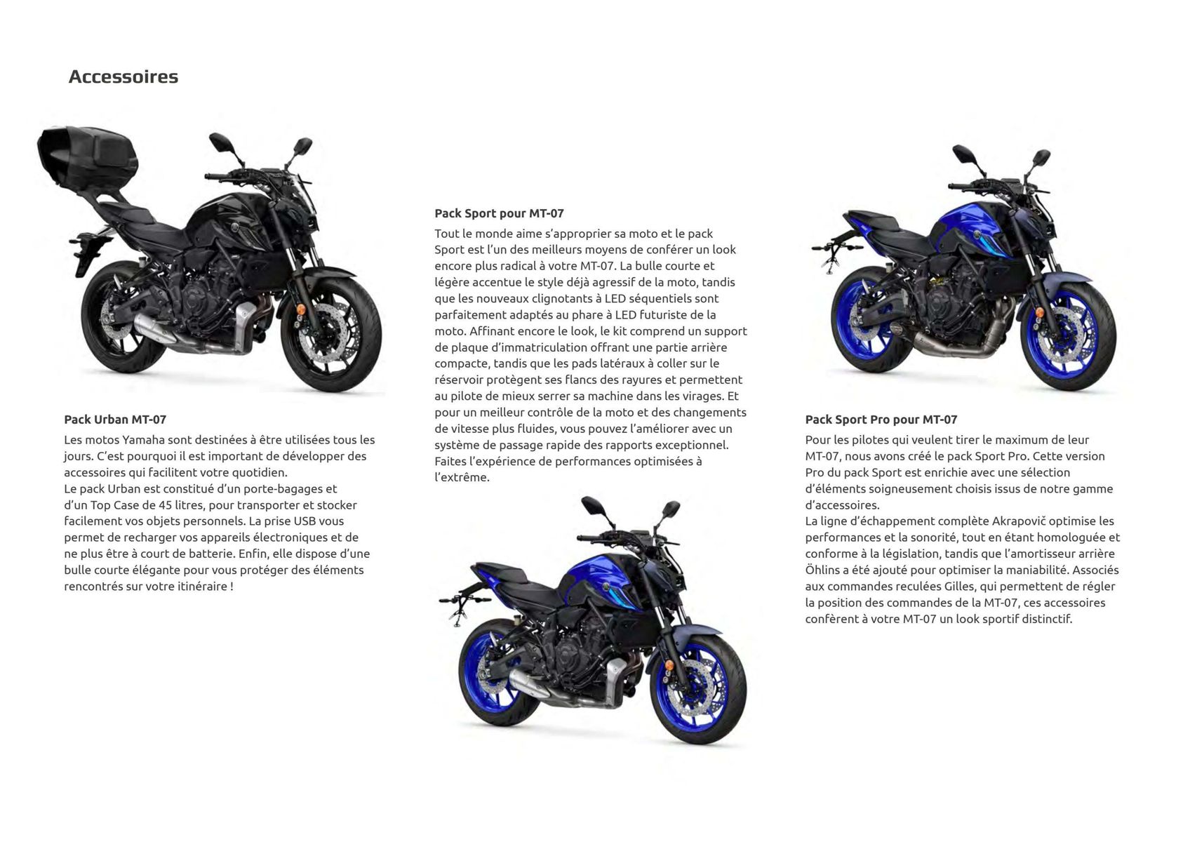 Catalogue Catalogue Yamaha Motos - Hyper Naked, page 00036