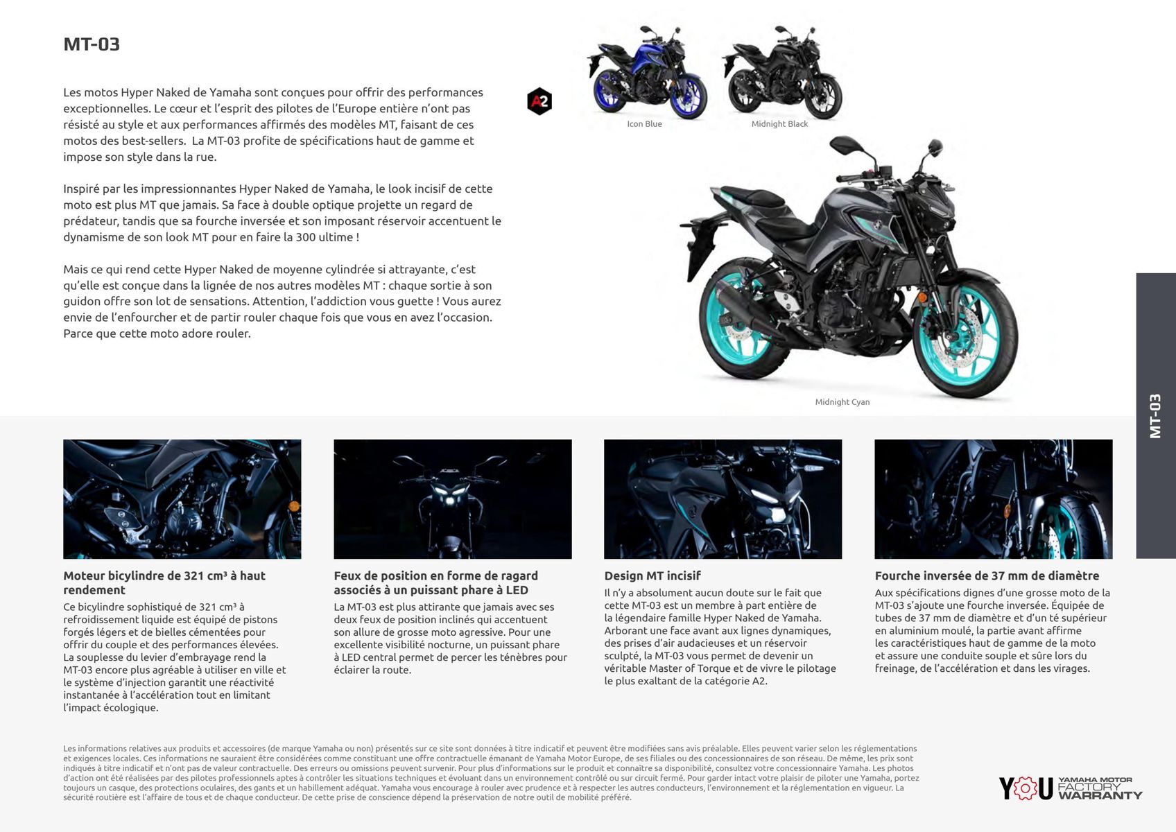 Catalogue Catalogue Yamaha Motos - Hyper Naked, page 00041