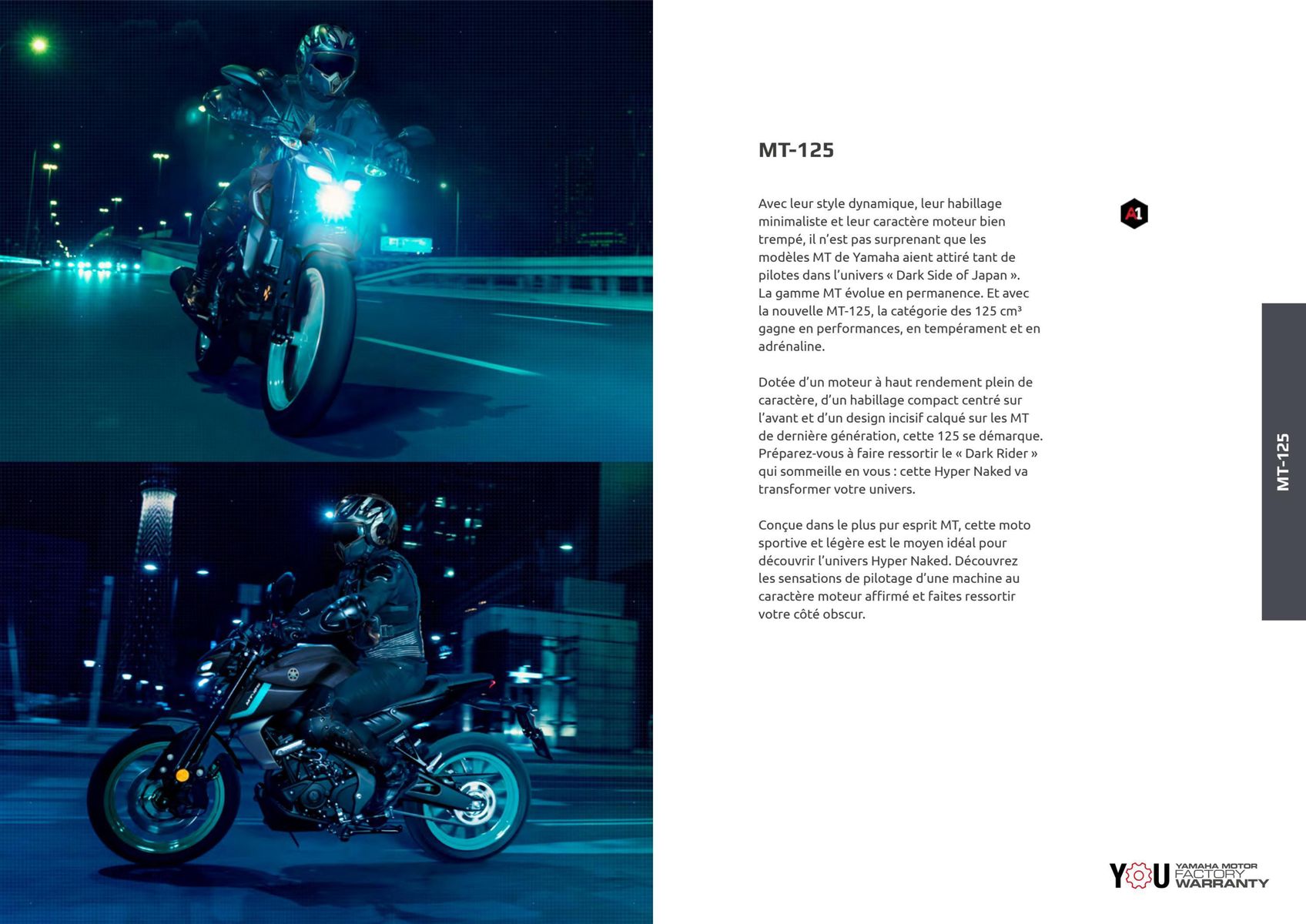 Catalogue Catalogue Yamaha Motos - Hyper Naked, page 00048