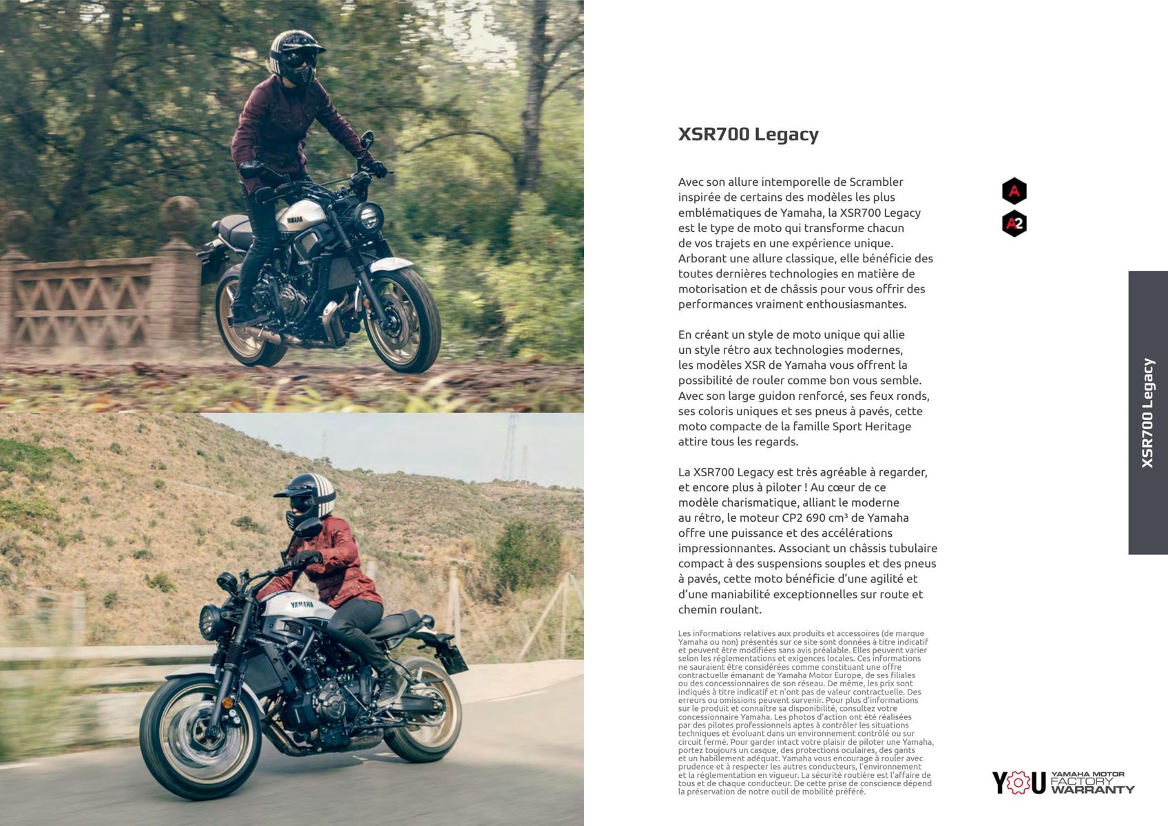 Catalogue Catalogue Yamaha Motos - Sport Heritage, page 00015