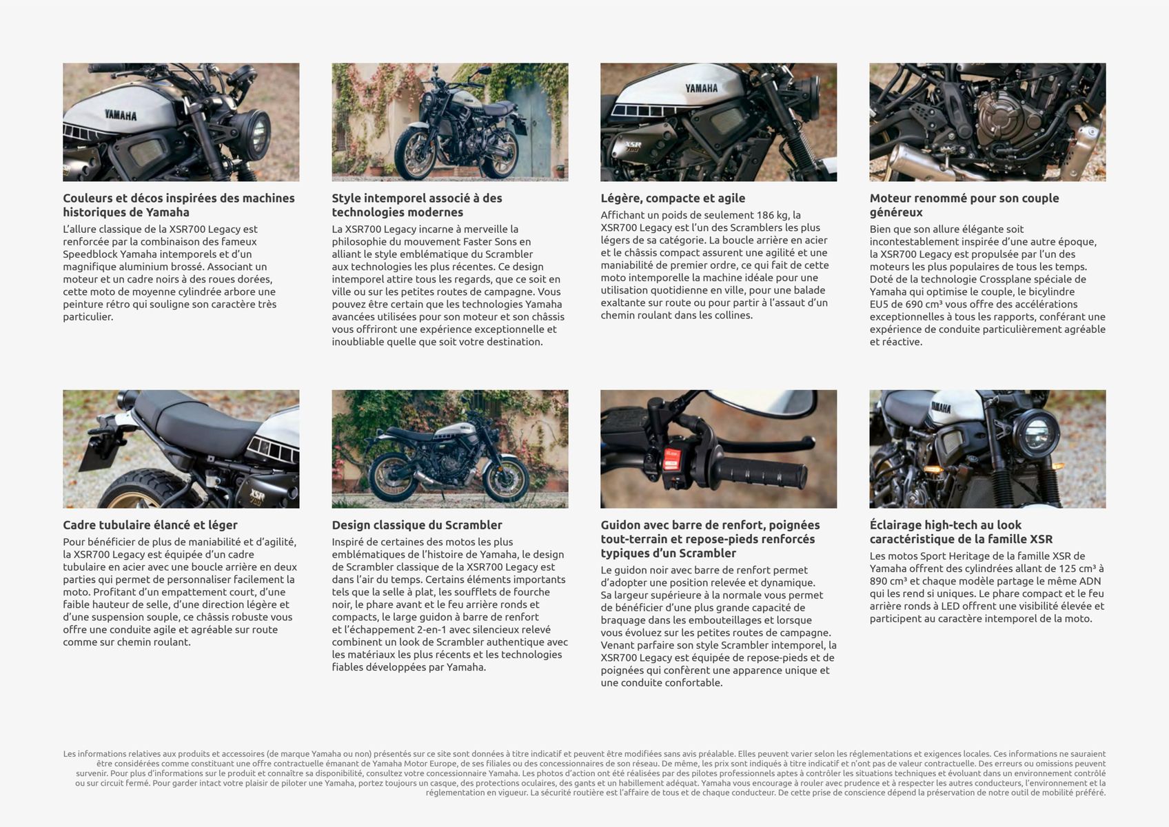 Catalogue Catalogue Yamaha Motos - Sport Heritage, page 00016