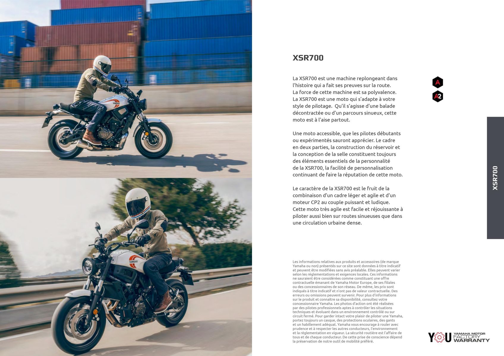 Catalogue Catalogue Yamaha Motos - Sport Heritage, page 00021