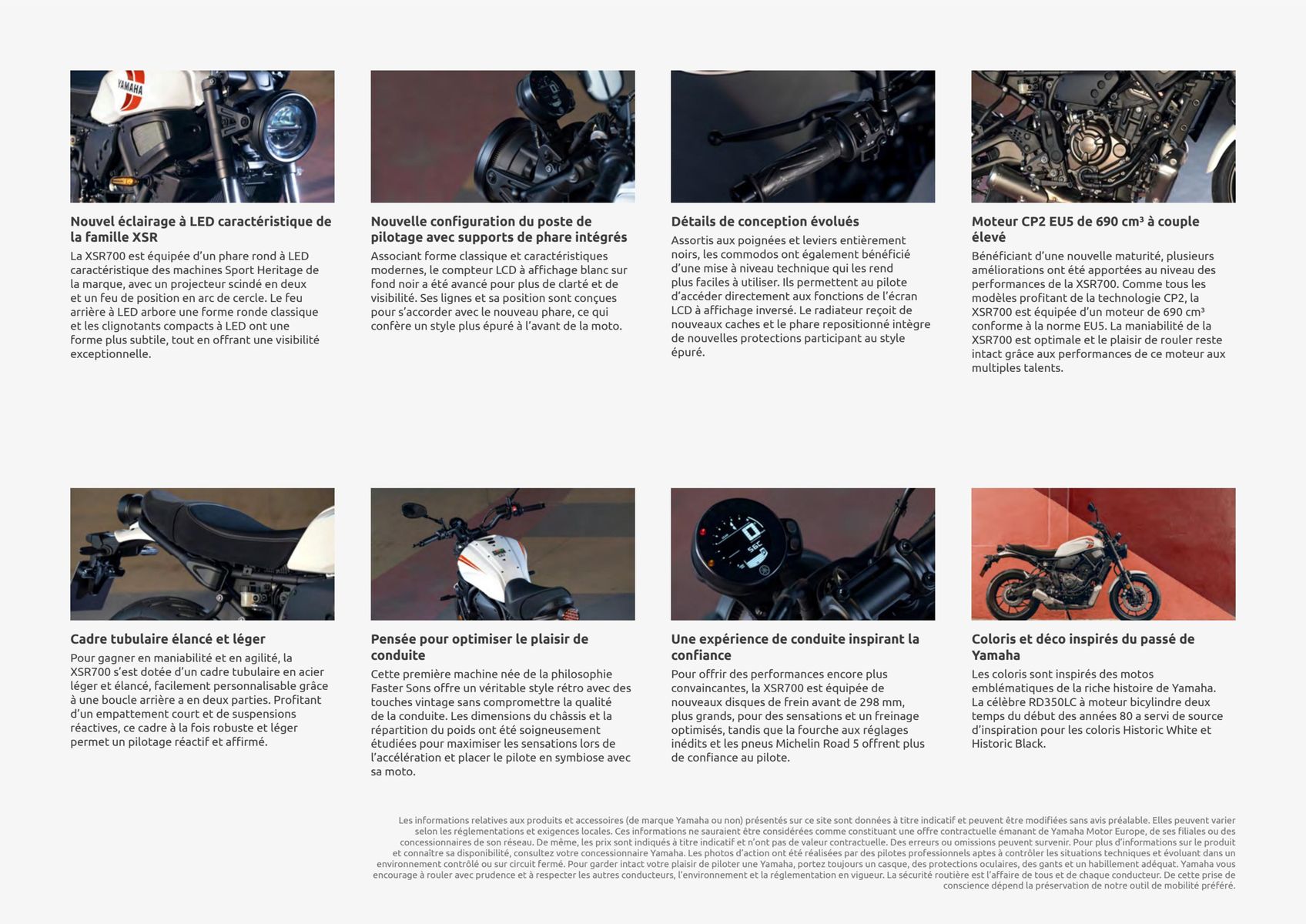 Catalogue Catalogue Yamaha Motos - Sport Heritage, page 00022