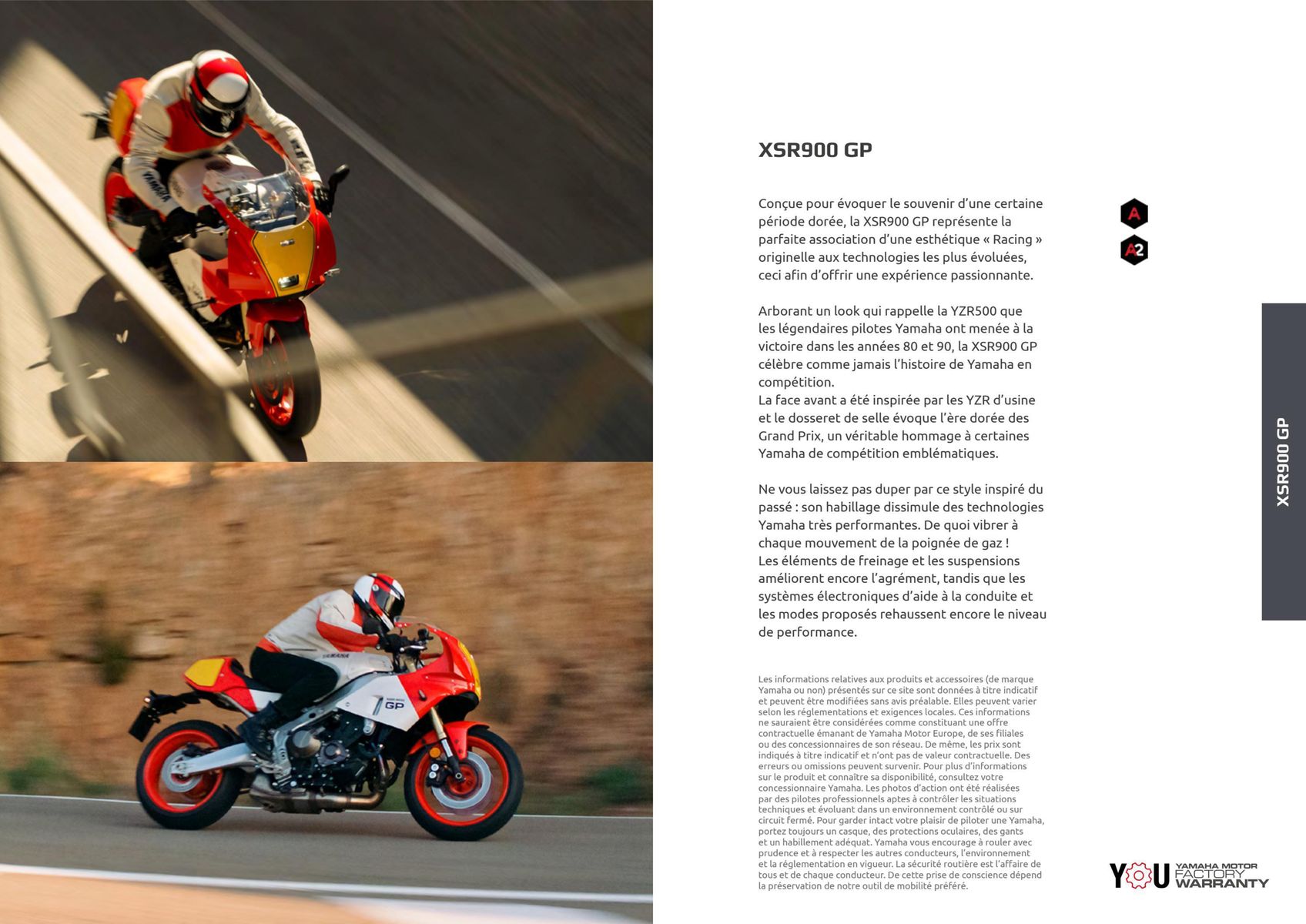Catalogue Catalogue Yamaha Motos - Sport Heritage, page 00061