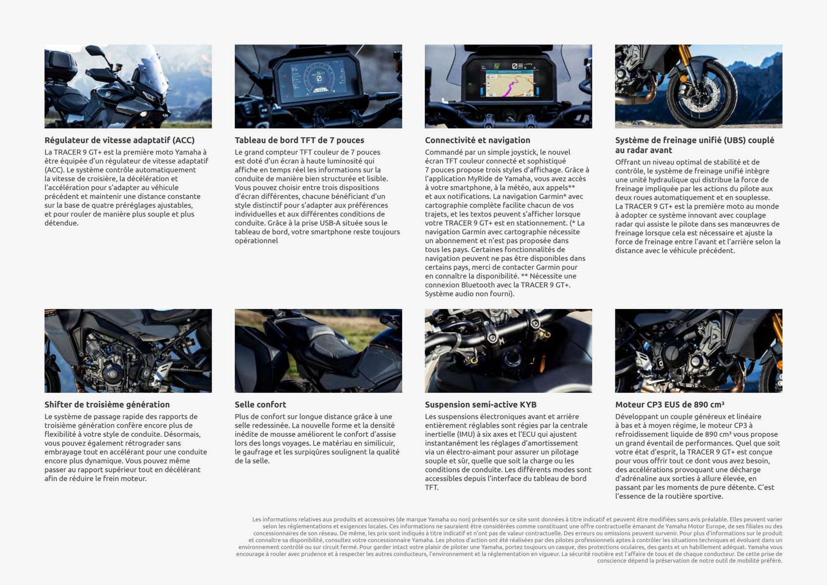 Catalogue Catalogue Yamaha Motos - Sport Touring, page 00007