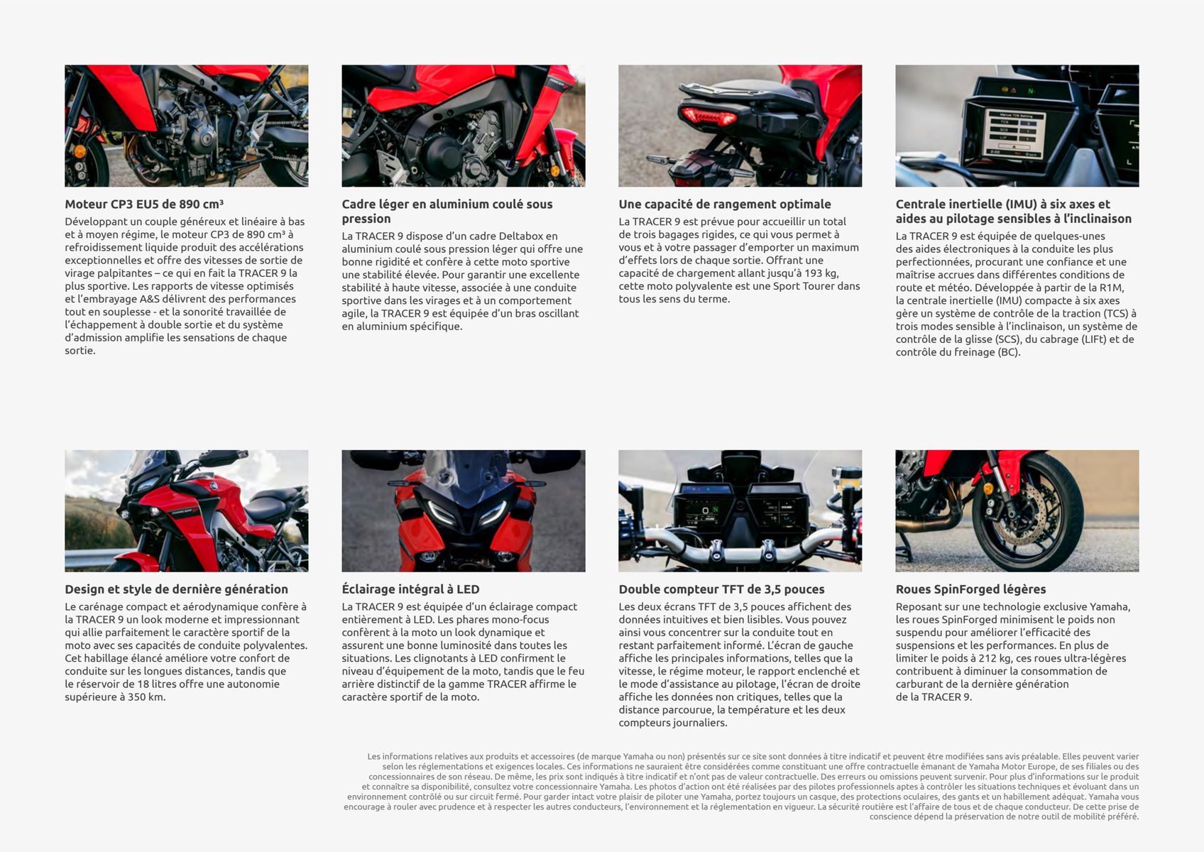 Catalogue Catalogue Yamaha Motos - Sport Touring, page 00025