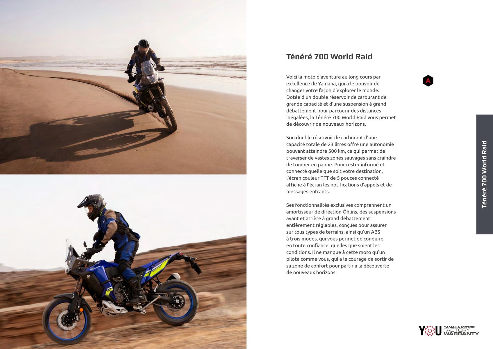 Catalogue Catalogue Yamaha Motos - Adventure, page 00004