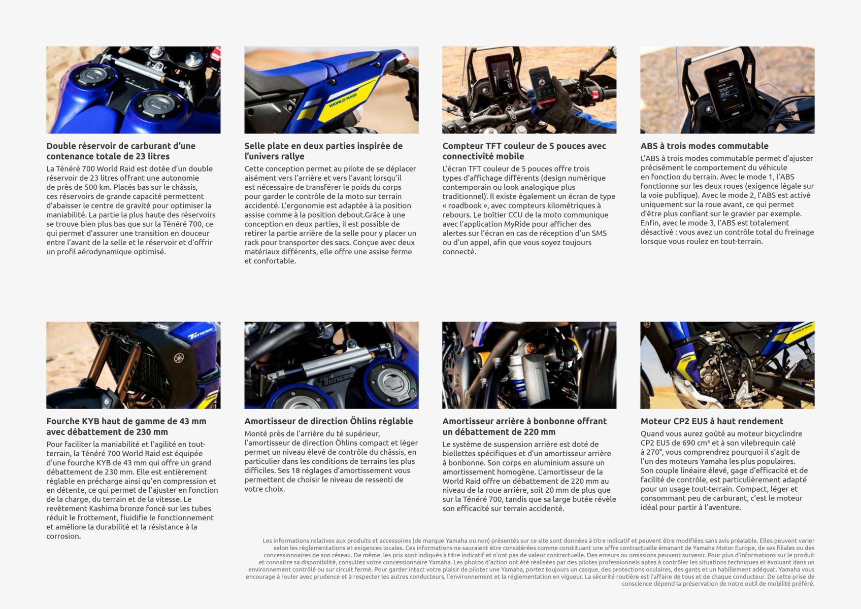 Catalogue Catalogue Yamaha Motos - Adventure, page 00005